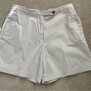Westbound khaki shorts. Size 14
Side pockets, back pocket